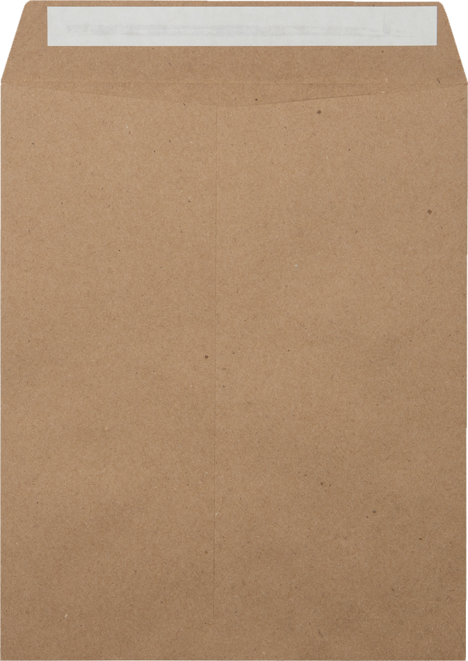 Grocery Bag 28lb 8 1/2 x 10 1/2 Open End Envelopes with Peel & Seal