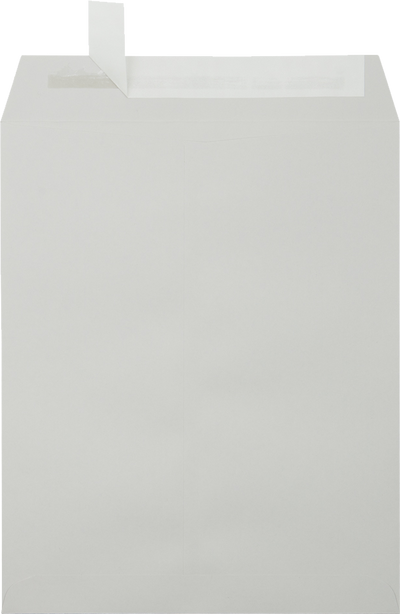 Pastel Gray 24lb 8 1/2 x 10 1/2 Open End Envelopes with Peel & Seal