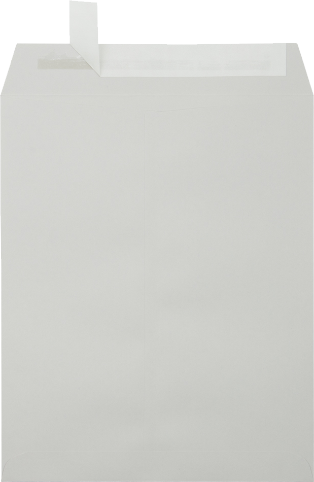 Pastel Gray 24lb 8 1/2 x 10 1/2 Open End Envelopes with Peel & Seal