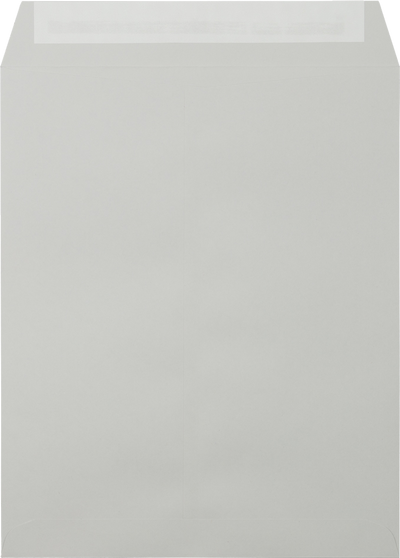 Pastel Gray 24lb 8 1/2 x 10 1/2 Open End Envelopes with Peel & Seal