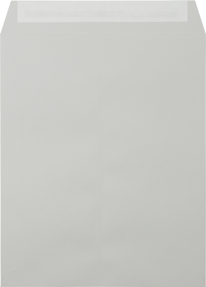 Pastel Gray 24lb 8 1/2 x 10 1/2 Open End Envelopes with Peel & Seal