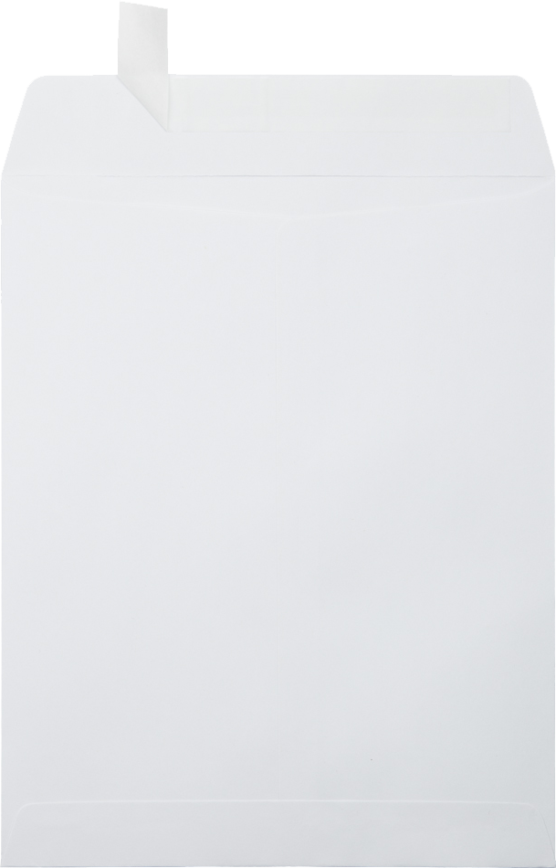 White 28lb 8 1/2 x 10 1/2 Open End Envelopes with Peel & Seal