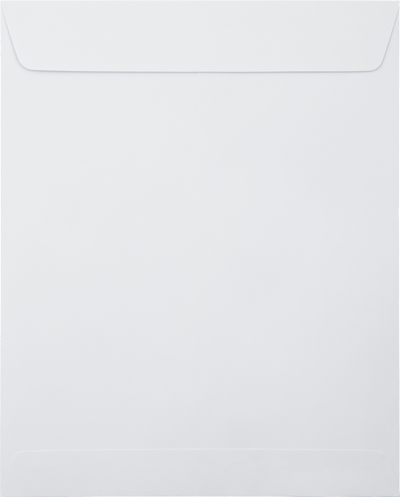 White 28lb 8 1/2 x 10 1/2 Open End Envelopes with Peel & Seal