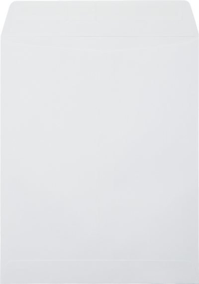 White 28lb 8 1/2 x 10 1/2 Open End Envelopes with Peel & Seal