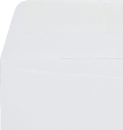 White 28lb 8 1/2 x 10 1/2 Open End Envelopes with Peel & Seal