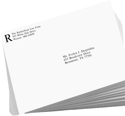 White Recycled 32lb 9 x 12 Open End Envelopes with Peel & Seal