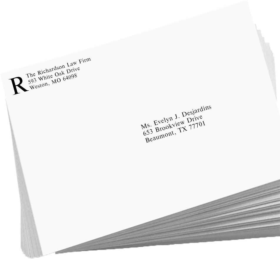 White Recycled 32lb 9 x 12 Open End Envelopes with Peel & Seal