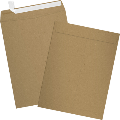 Grocery Bag 28lb 9 x 12 Open End Envelopes with Peel & Seal