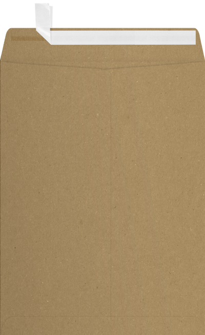 Grocery Bag 28lb 9 x 12 Open End Envelopes with Peel & Seal