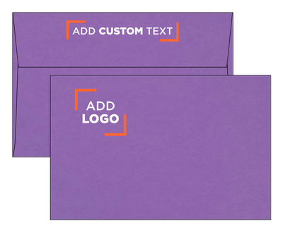 Violet Grape Purple 28lb A9 Invitation Envelopes (5 3/4 x 8 3/4) with Peel & Seal