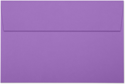 Violet Grape Purple 28lb A9 Invitation Envelopes (5 3/4 x 8 3/4) with Peel & Seal