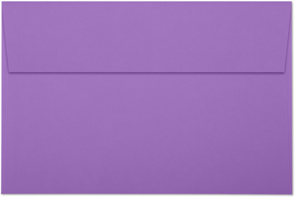 Violet Grape Purple 28lb A9 Invitation Envelopes (5 3/4 x 8 3/4) with Peel & Seal