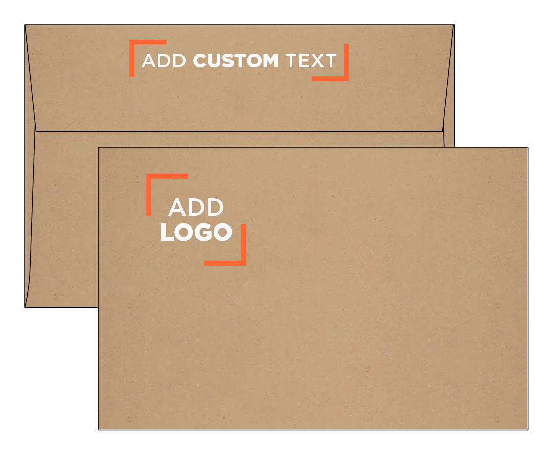 Grocery Bag 28lb A9 Invitation Envelopes (5 3/4 x 8 3/4) with Peel & Seal