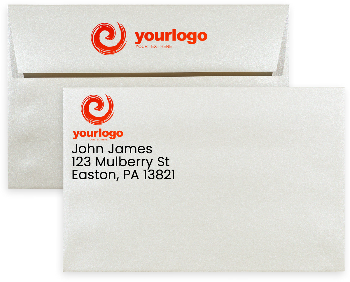 Champagne Ivory Metallic 32lb A9 Invitation Envelopes (5 3/4 x 8 3/4)