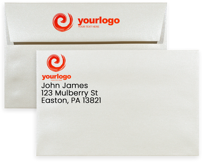 Champagne Ivory Metallic 32lb A9 Invitation Envelopes (5 3/4 x 8 3/4)