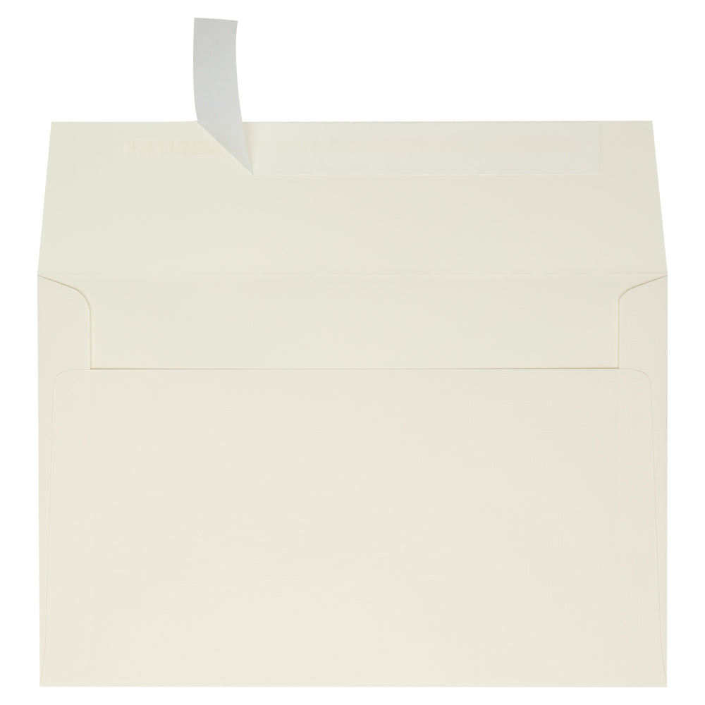 Natural Linen 32lb A9 Invitation Envelopes (5 3/4 x 8 3/4) with Peel & Seal