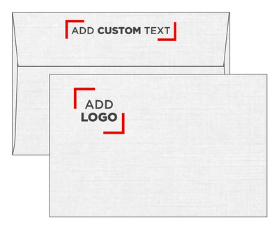 White Linen 32lb A9 Invitation Envelopes (5 3/4 x 8 3/4) with Peel & Seal