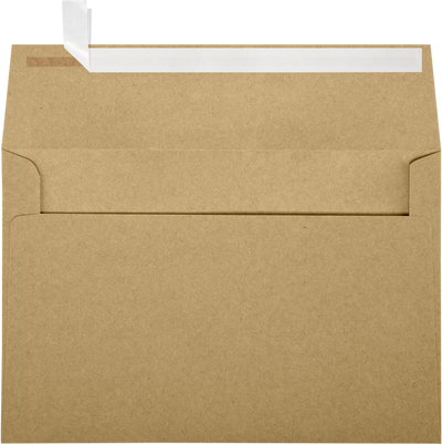 Grocery Bag 28lb A9 Invitation Envelopes (5 3/4 x 8 3/4) with Peel & Seal