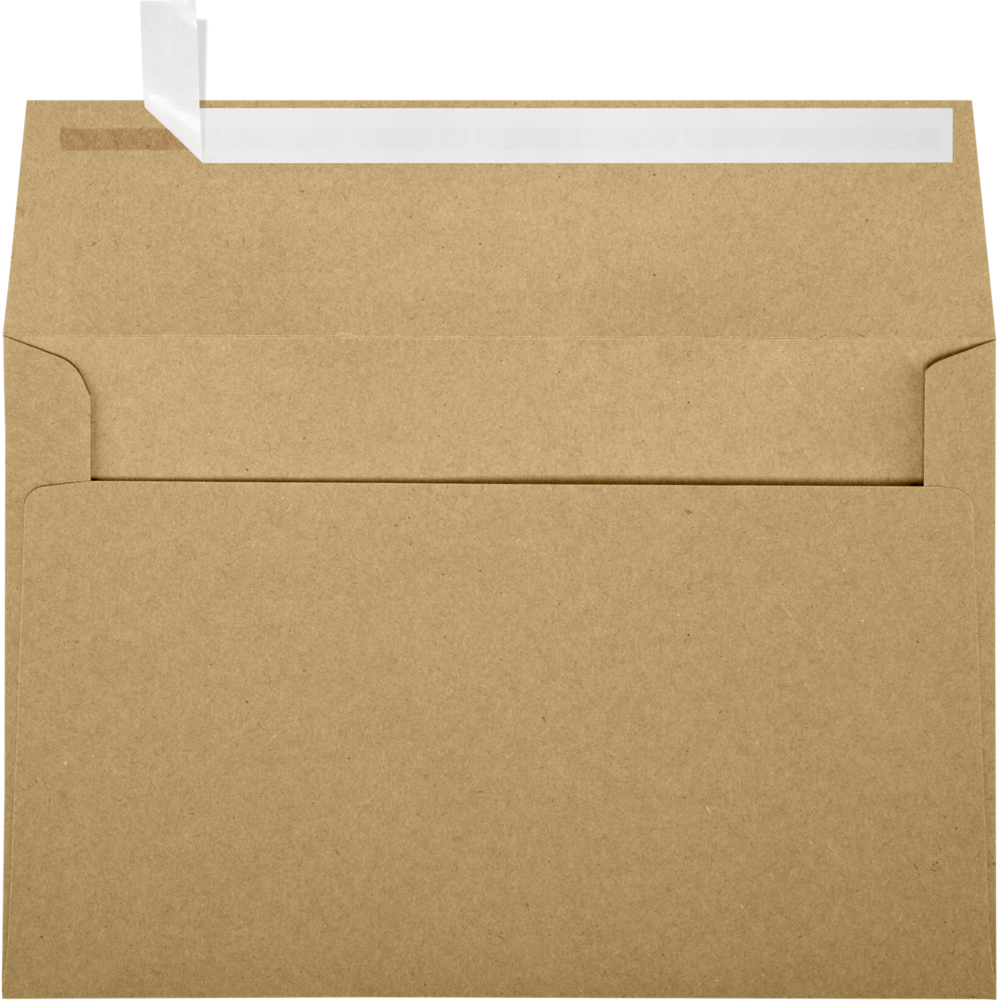 Grocery Bag 28lb A9 Invitation Envelopes (5 3/4 x 8 3/4) with Peel & Seal