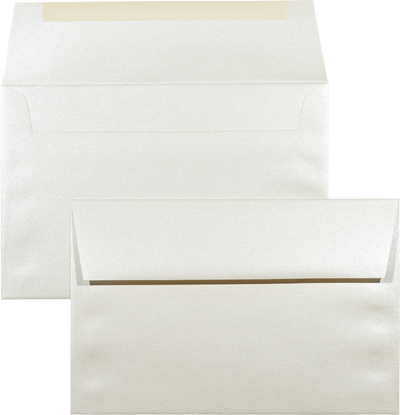 Champagne Ivory Metallic 32lb A9 Invitation Envelopes (5 3/4 x 8 3/4)