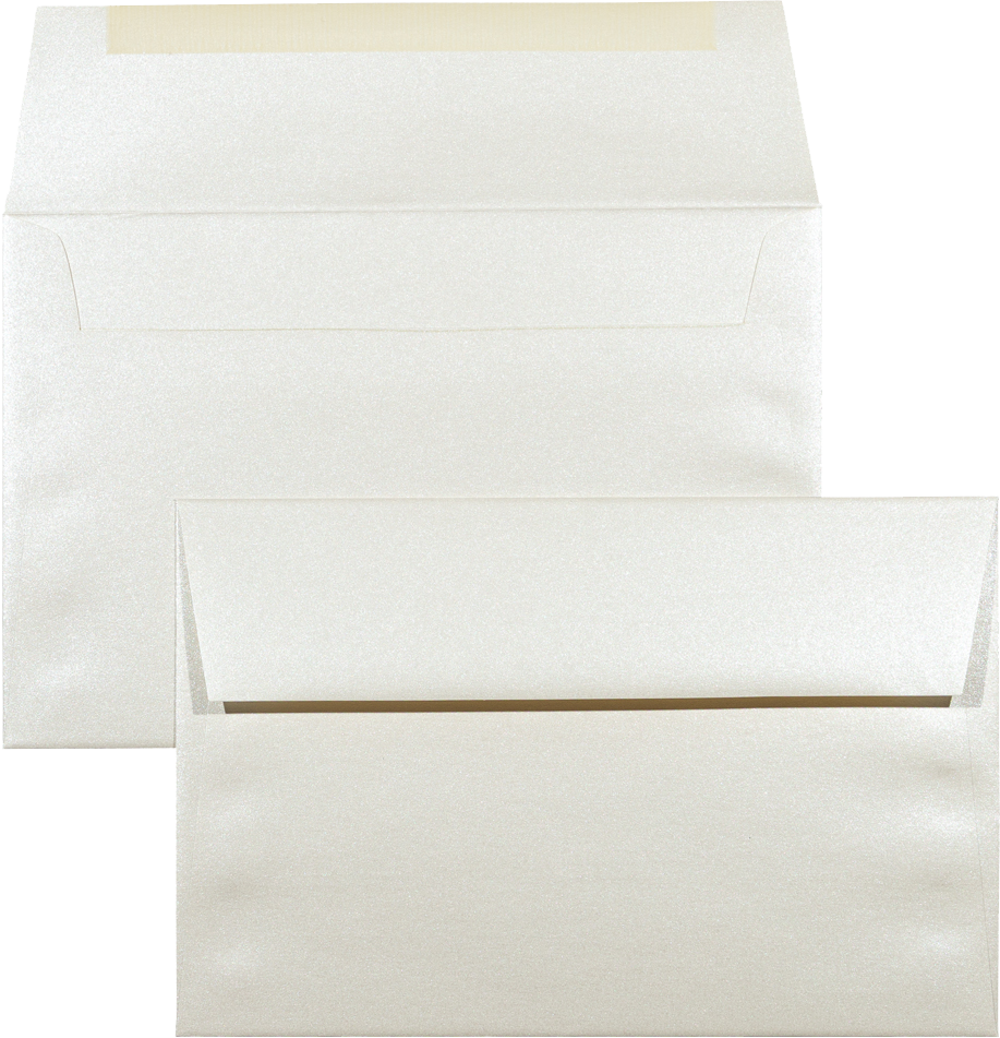 Champagne Ivory Metallic 32lb A9 Invitation Envelopes (5 3/4 x 8 3/4)