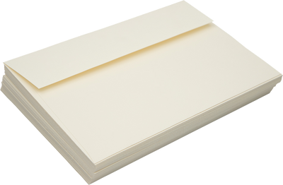 Natural Linen 32lb A9 Invitation Envelopes (5 3/4 x 8 3/4) with Peel & Seal
