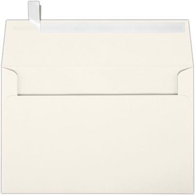 Natural Recycled 32lb A9 Invitation Envelopes (5 3/4 x 8 3/4) with Peel & Seal