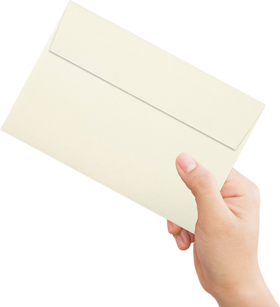 Natural Recycled 32lb A9 Invitation Envelopes (5 3/4 x 8 3/4) with Peel & Seal
