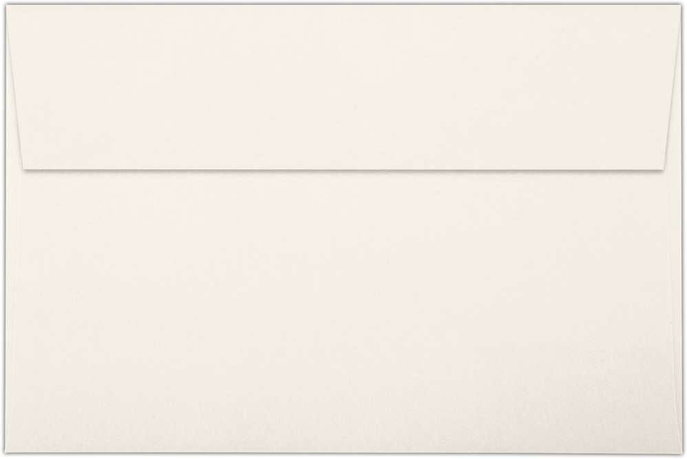 Natural Recycled 32lb A9 Invitation Envelopes (5 3/4 x 8 3/4) with Peel & Seal