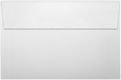 White Linen 32lb A9 Invitation Envelopes (5 3/4 x 8 3/4) with Peel & Seal