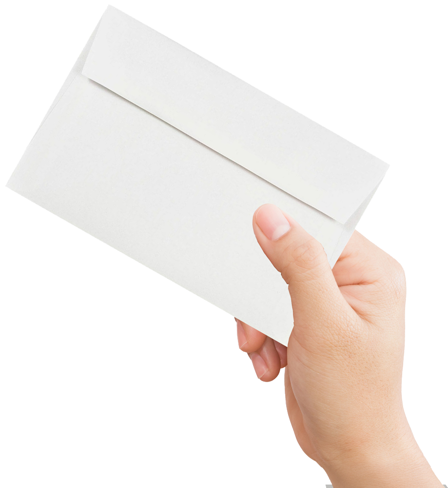 White Recycled 32lb A9 Invitation Envelopes (5 3/4 x 8 3/4) with Peel & Seal