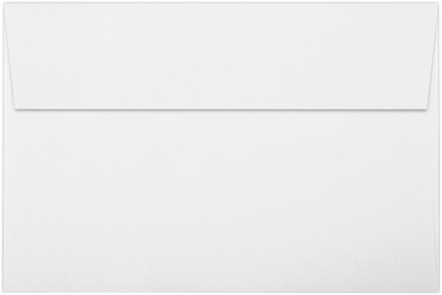 White 24lb A9 Invitation Envelopes (5 3/4 x 8 3/4) with Peel & Seal