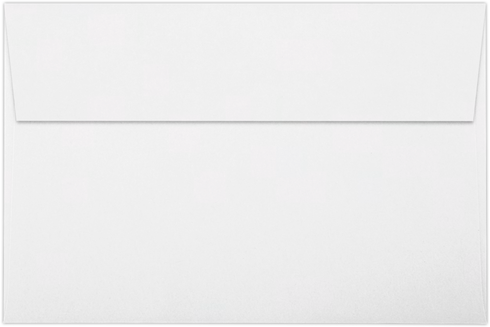 White 24lb A9 Invitation Envelopes (5 3/4 x 8 3/4) with Peel & Seal