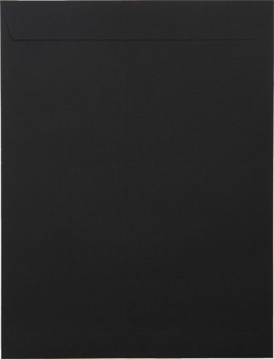Black Linen 32lb 10 x 13 Open End Envelopes with Peel & Seal