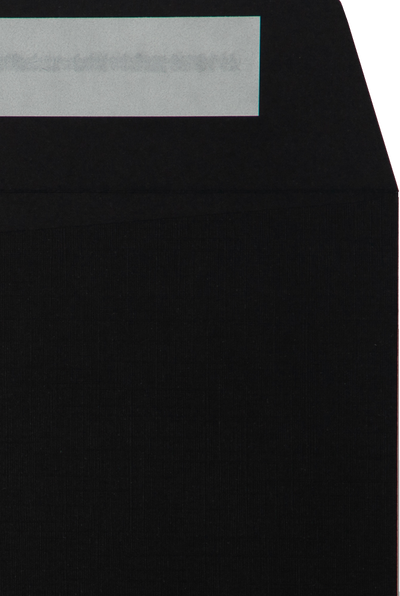Black Linen 32lb 10 x 13 Open End Envelopes with Peel & Seal