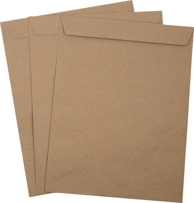 Grocery Bag 28lb 10 x 13 Open End Envelopes with Peel & Seal