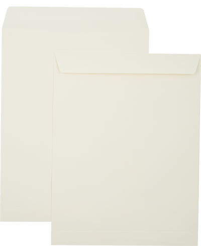 Natural Linen 32lb 10 x 13 Open End Envelopes with Peel & Seal