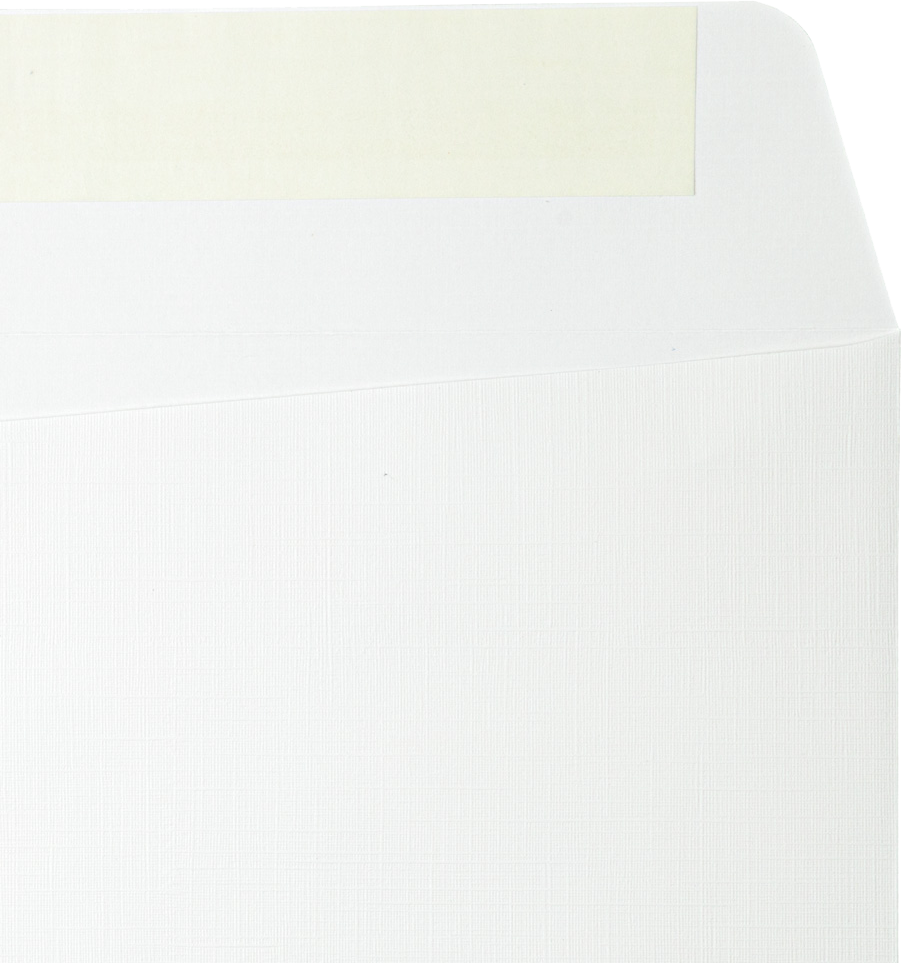 White Linen 32lb 10 x 13 Open End Envelopes with Peel & Seal