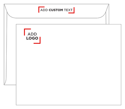 White with Security Tint 24lb 10 x 13 Booklet Envelopes