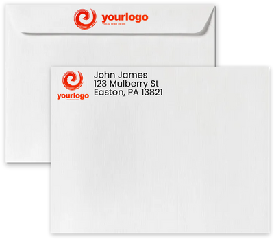 White Linen 32lb 9 x 12 Booklet Envelopes