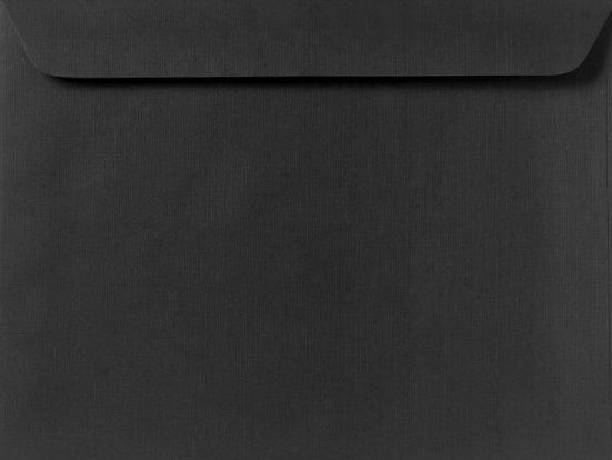 Black Linen 32lb 9 x 12 Booklet Envelopes