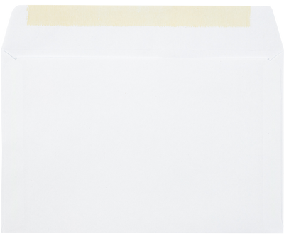 White 24lb 5 1/2 x 8 1/2 Booklet Envelopes