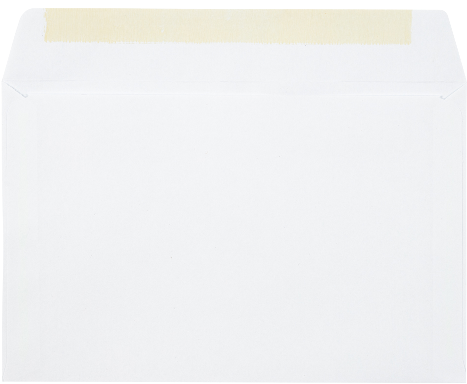 White 24lb 5 1/2 x 8 1/2 Booklet Envelopes
