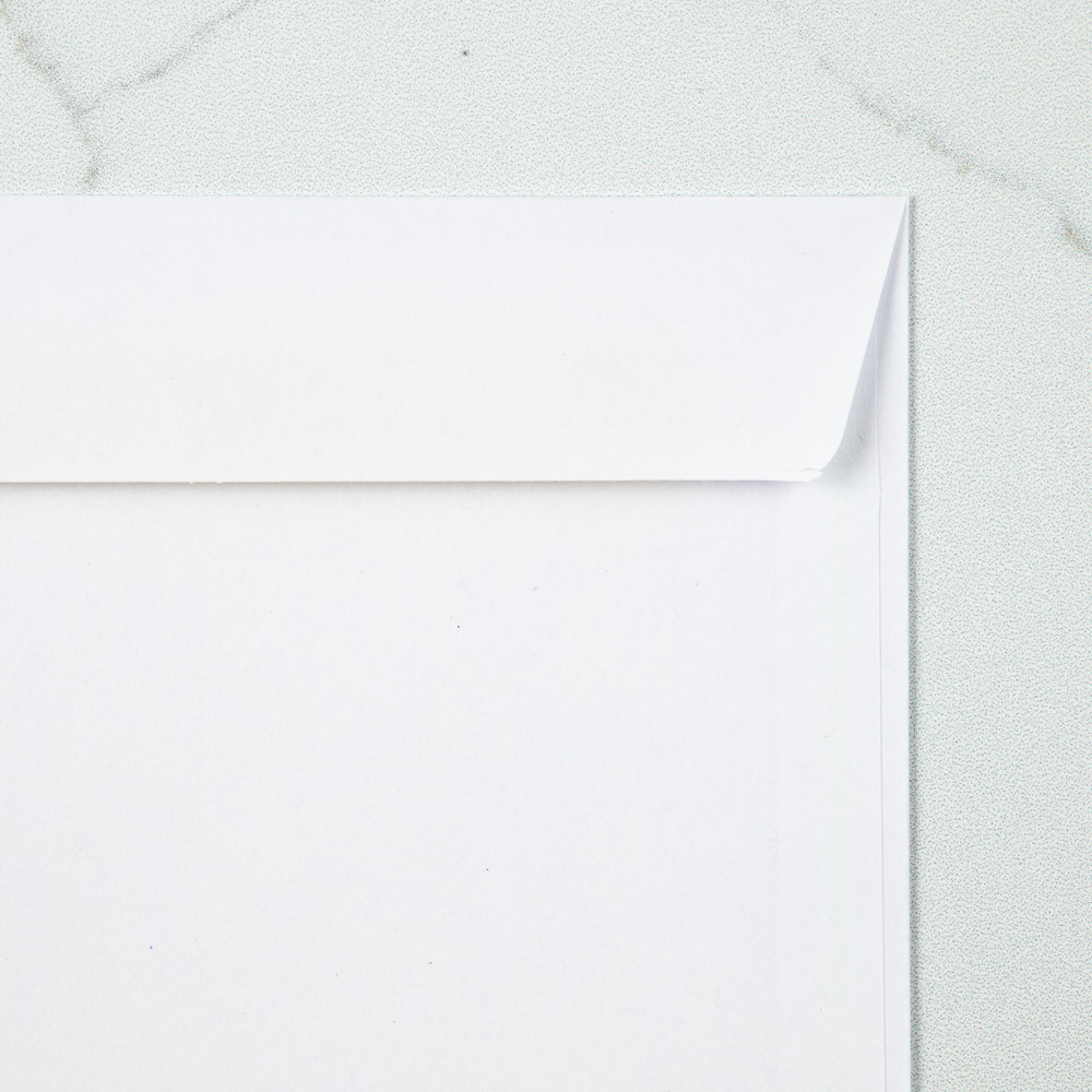 White 24lb 5 1/2 x 8 1/2 Booklet Envelopes