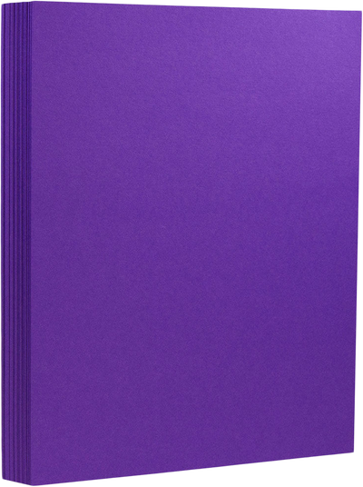 Electric Violet 130lb 8 1/2 x 11 Cardstock