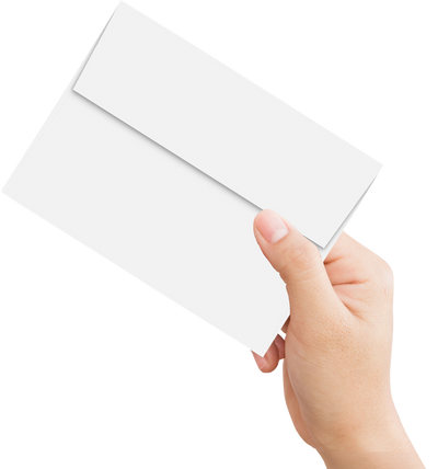 White 24lb A7 1/2 Invitation Envelopes (5 1/2 x 7 1/2) with Peel & Seal