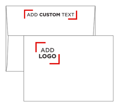 White 24lb A7 1/2 Invitation Envelopes (5 1/2 x 7 1/2) with Peel & Seal