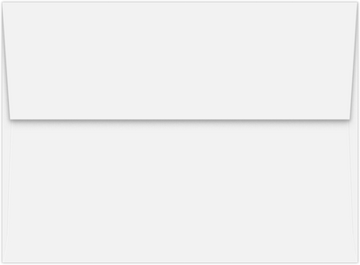 White 24lb A7 1/2 Invitation Envelopes (5 1/2 x 7 1/2) with Peel & Seal