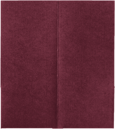 Burgundy Linen 4 x 9 Mini Folders