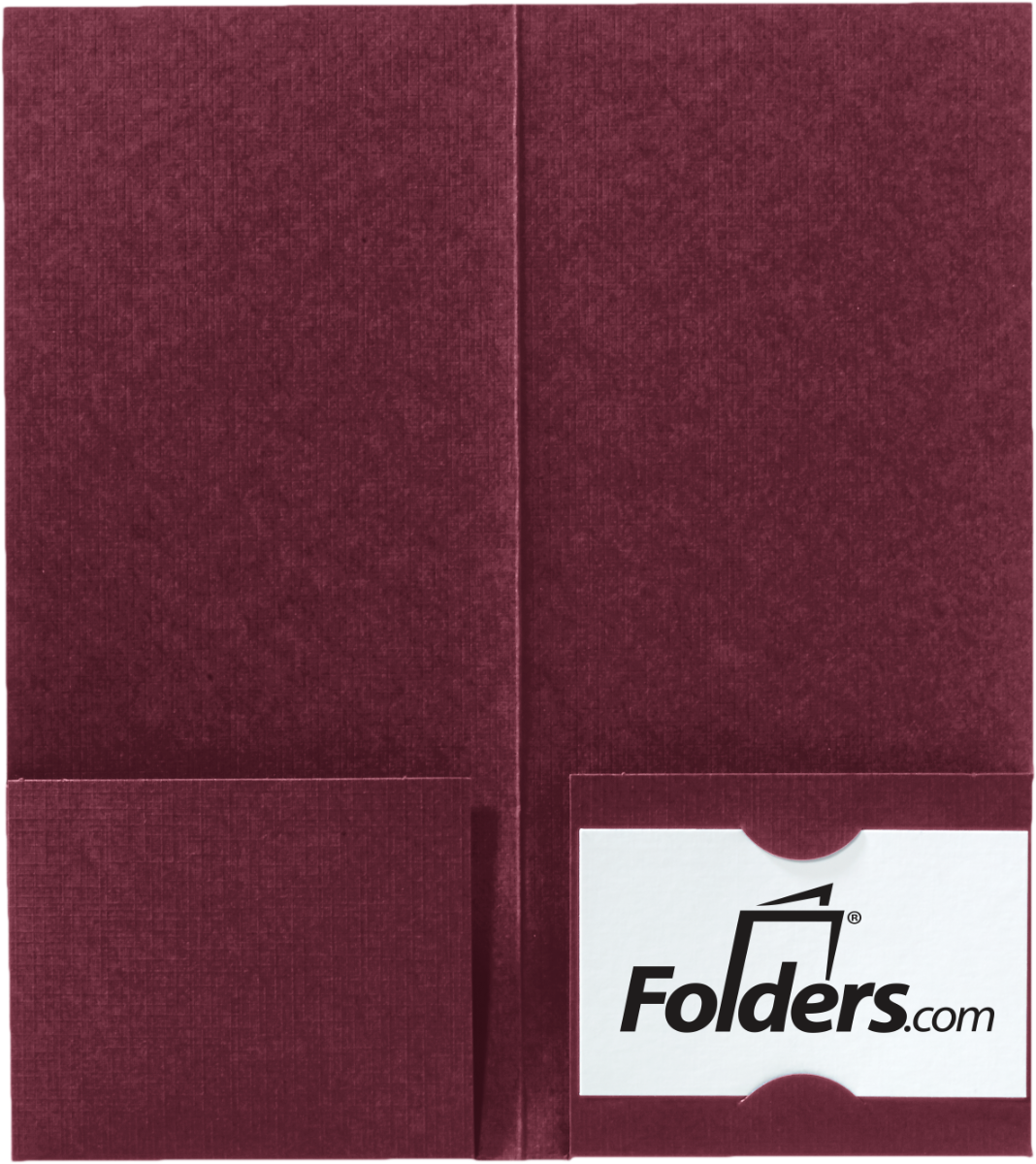Burgundy Linen 4 x 9 Mini Folders